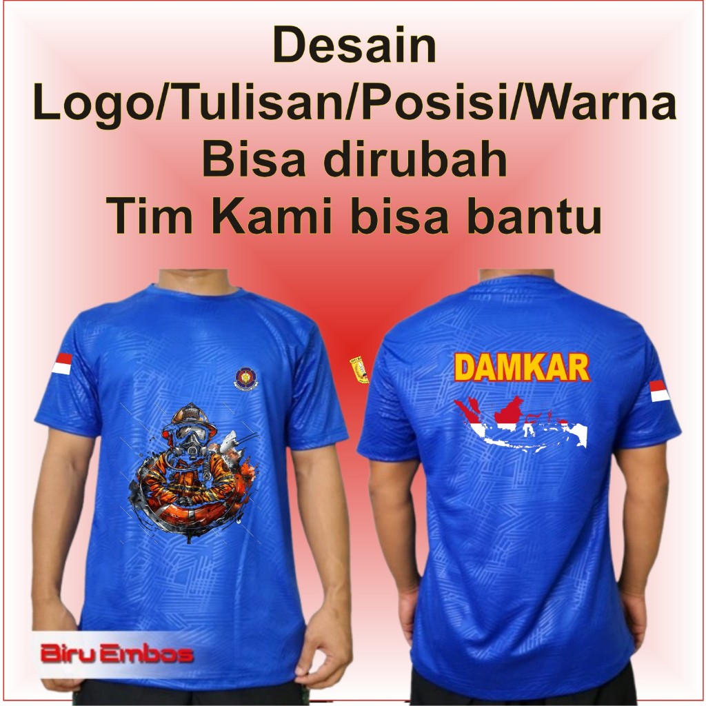 Kaos C72 Jersey Damkar Pemadam Kebakaran