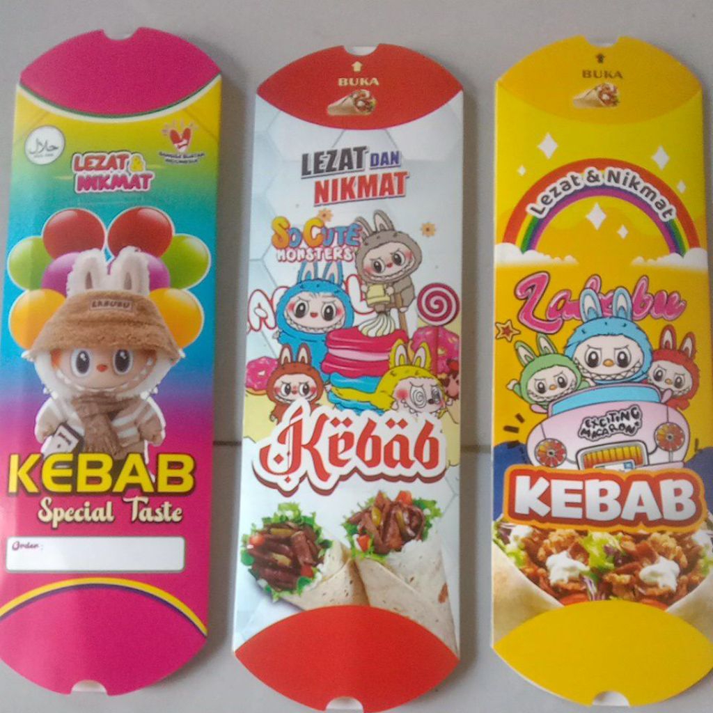 

Dus kebab#wadah kebab#kemasan kebab ukuran 8*24 1 pack isi 100 lembar