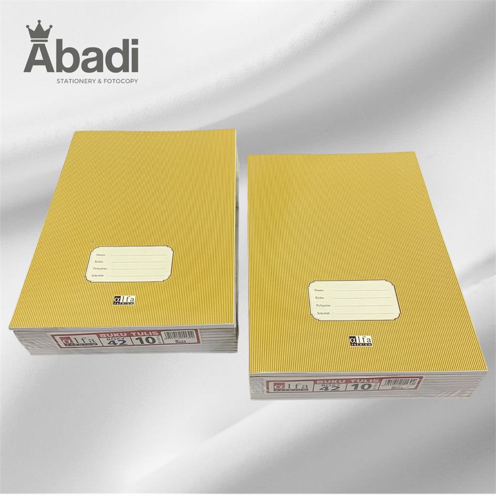 

Buku Tulis Sampul Coklat Boxy isi 42 Alfa