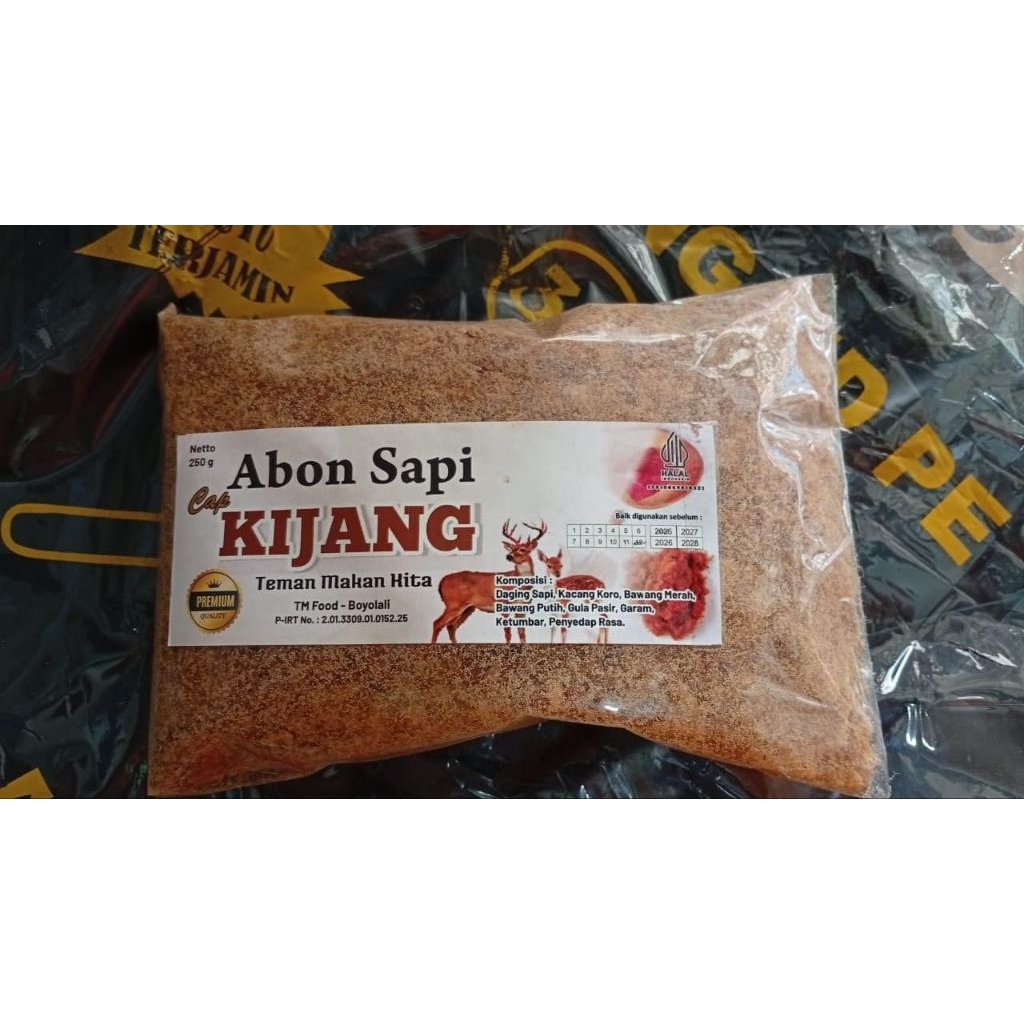

Abon sapi cap kijang kemasan 250g
