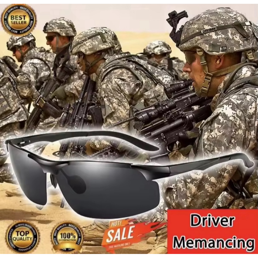 kacamata polarized pria cocok buat out door/ kacamata naik gunung/kacamata memancing dan kegiatan di