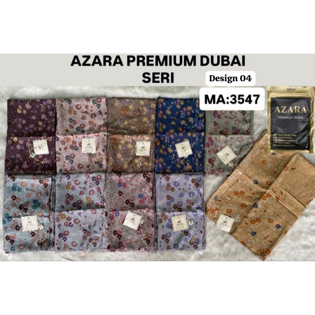 (isi 10 pcs)HIJAB SEGIEMPAT OSKARA MOTIF LOGO LC ORI AZARA || OSKARA MOTIF LOGO || SEGIEMPAT AZARA L