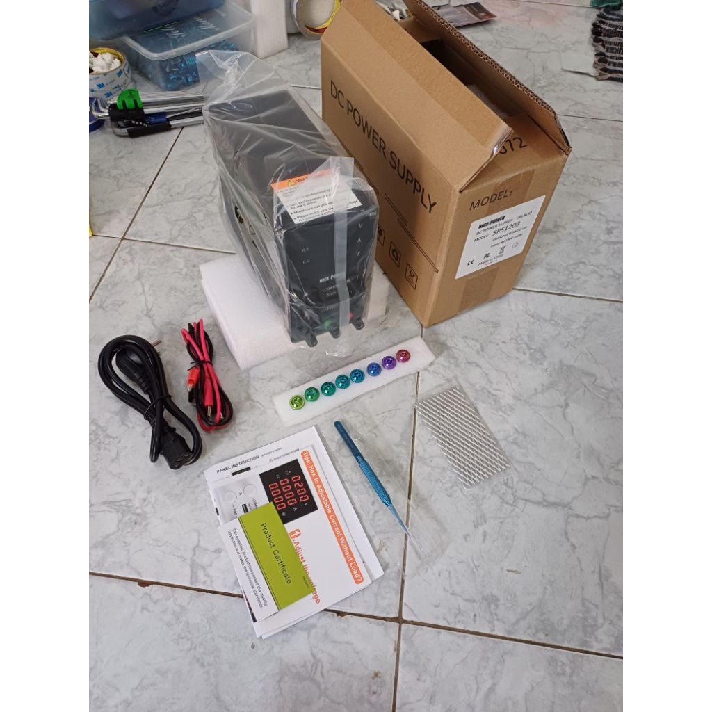 Mesin Warna Baut Titanium Sepaket Dengan Peluntur Baut Titanium