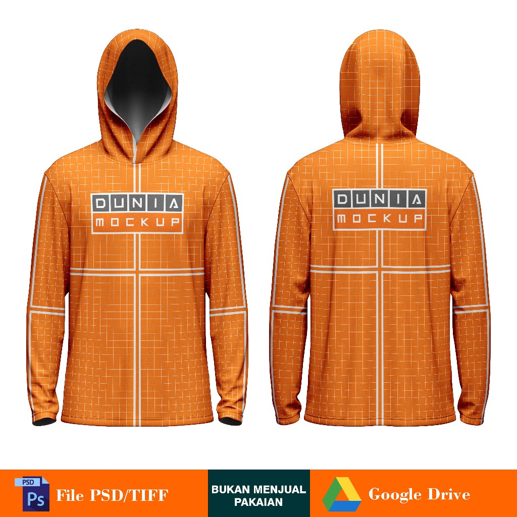 Mockup Hoodie Mancing - PSD