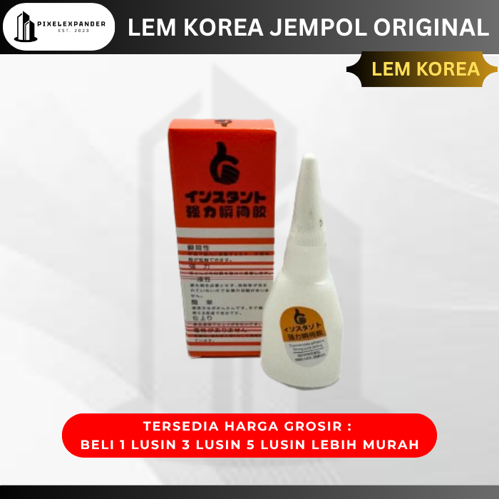 

Lem Korea Jempol Orginal Asli Power Glue City Glue