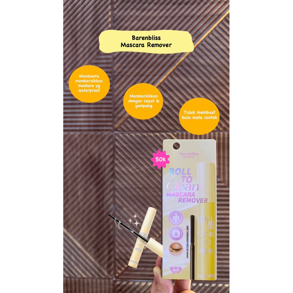 Barenbliss Roll to Clean Mascara Remover