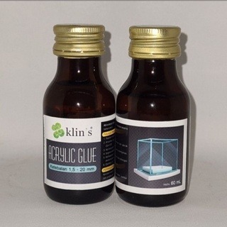 

Lem akrilik | arcylic glue 60 ML botol kaca tutup segel almunium