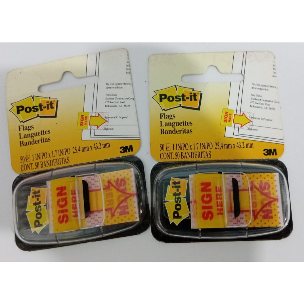 

Flags Languettes 680 - 9 Sign Here Post It 3M - Penanda Dokumen