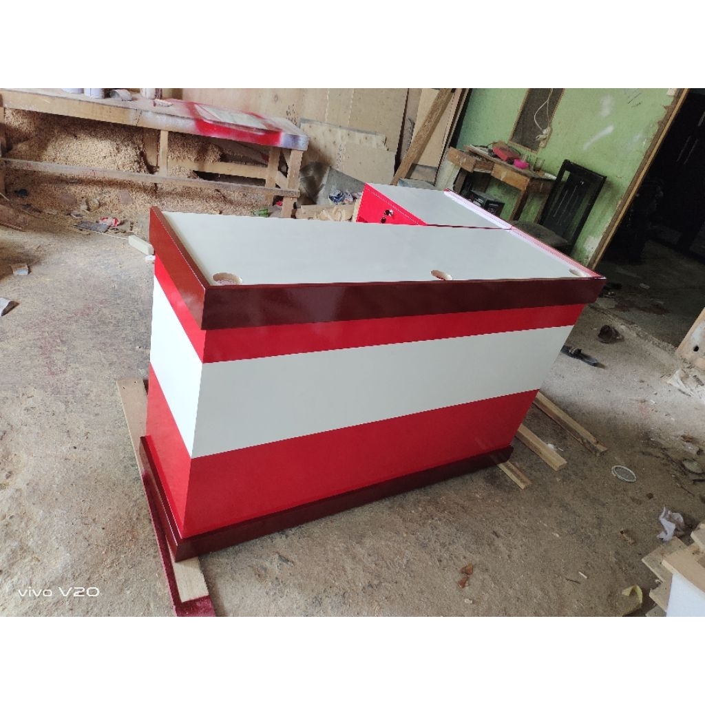 meja kasir portable /meja bar cafe./meja kasir minimalis