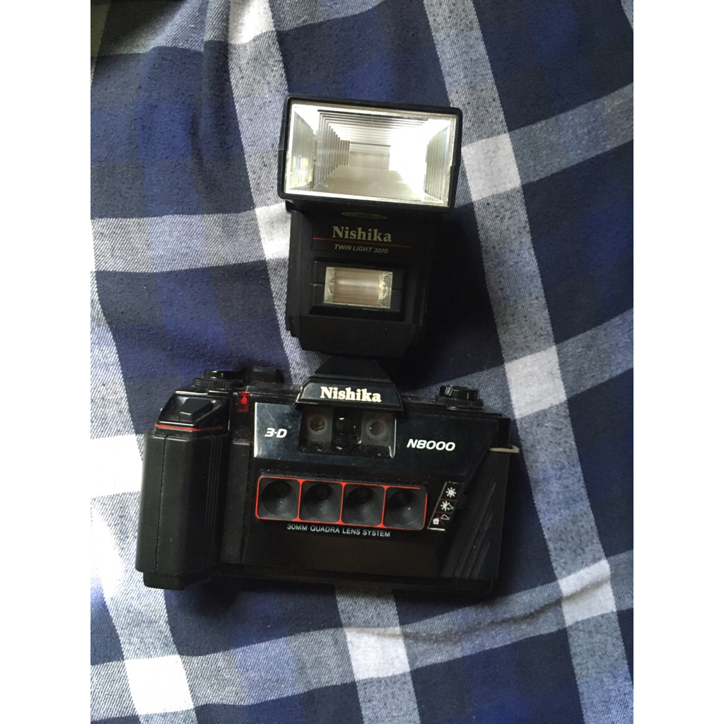 Nishika N8000 - Kamera 3D Stereoscopic BUKAN OLYMPUS MJU II