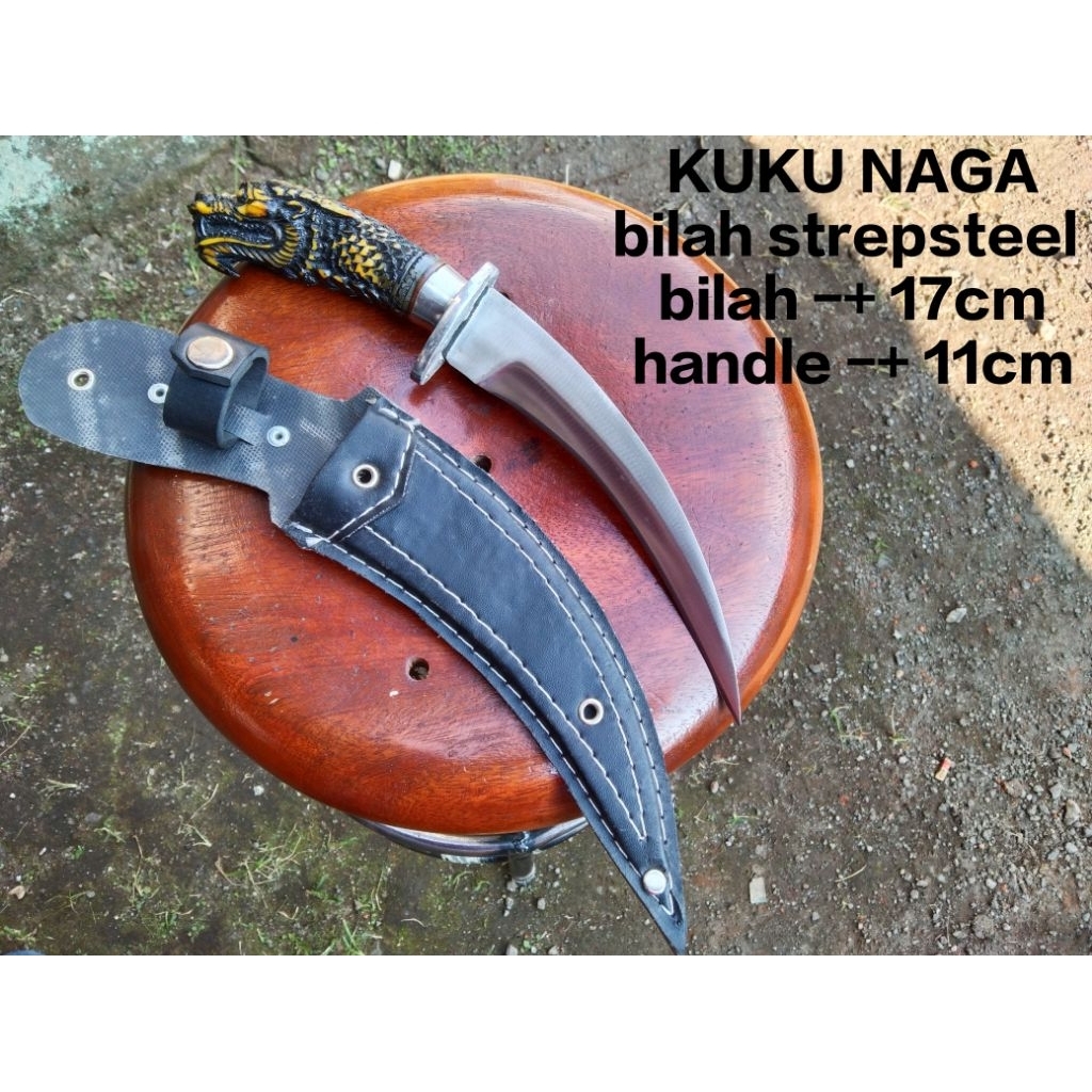 Pisau survival kuku naga resin