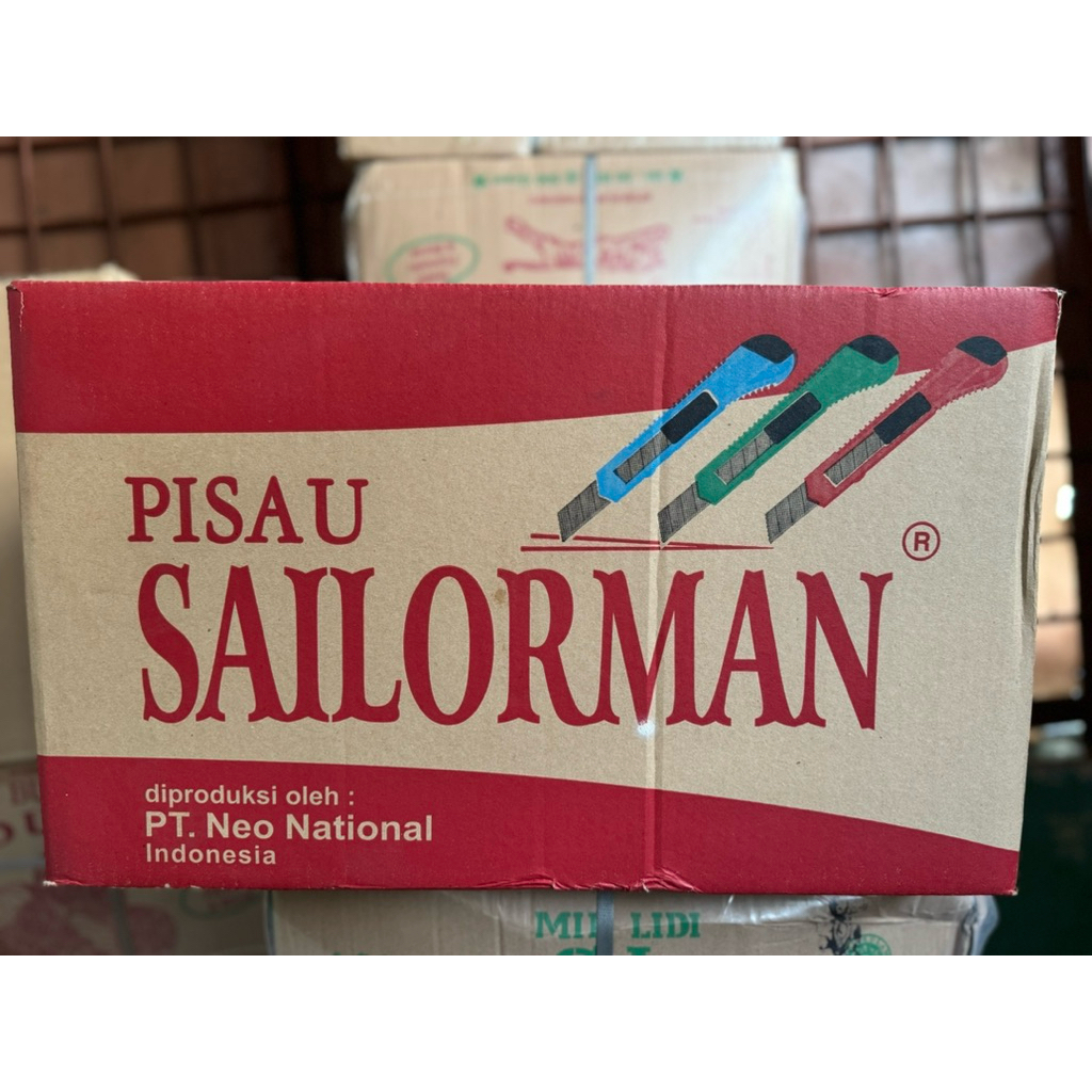 

Pisau Cutter sailorman @ 60 lusin / 1 dus