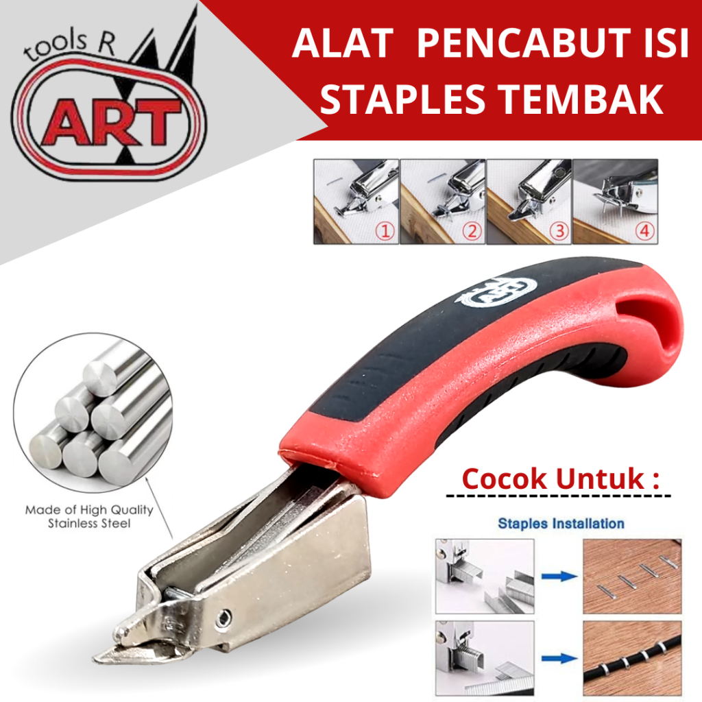 

Alat Pencabut Paku Isi Staples Stapler Hekter Remover Congkel Isi Staple Nail Pulling Type-D Type-U