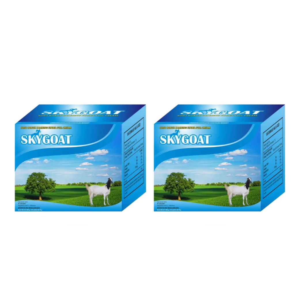 

2 BOX SKYGOAT Susu kambing etawa full cream asli 100% original