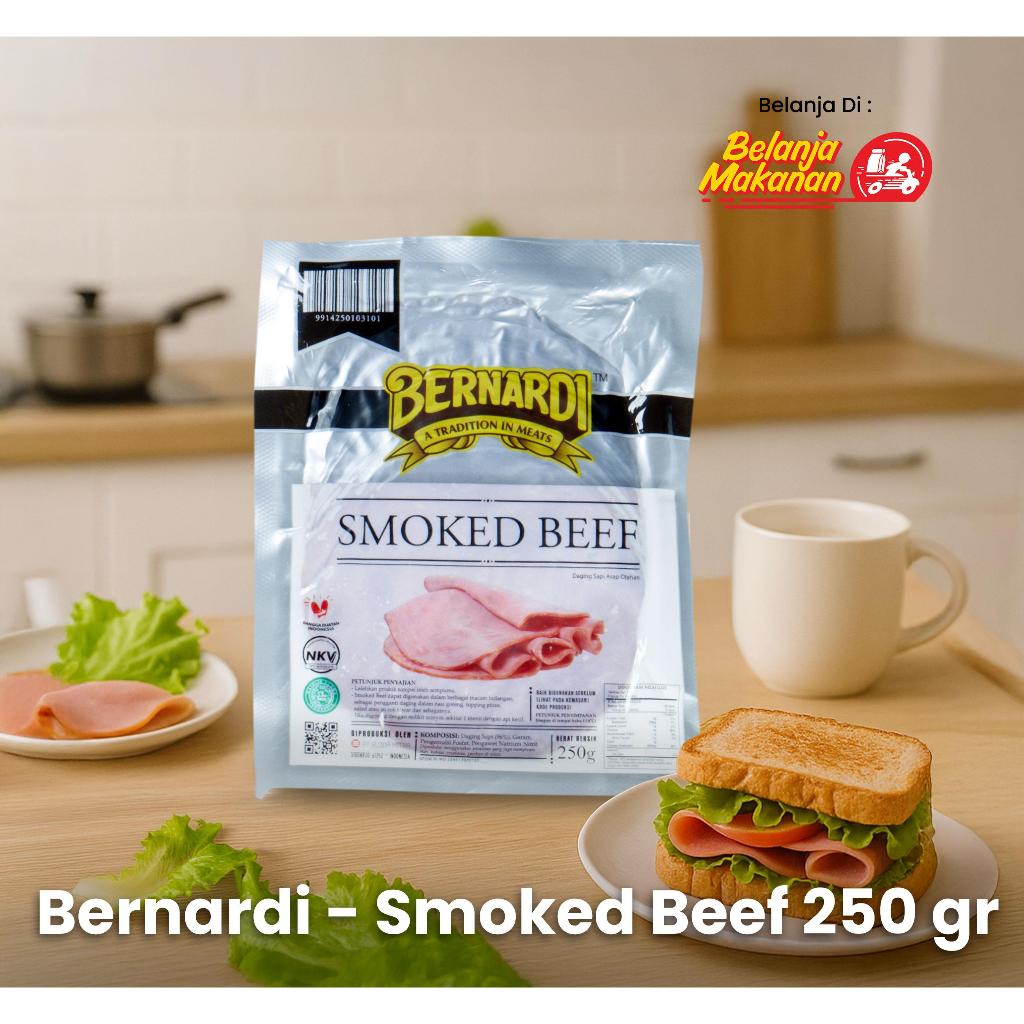 

BERNARDI SMOKED BEEF BULAT 250 GRAM | Daging Asap