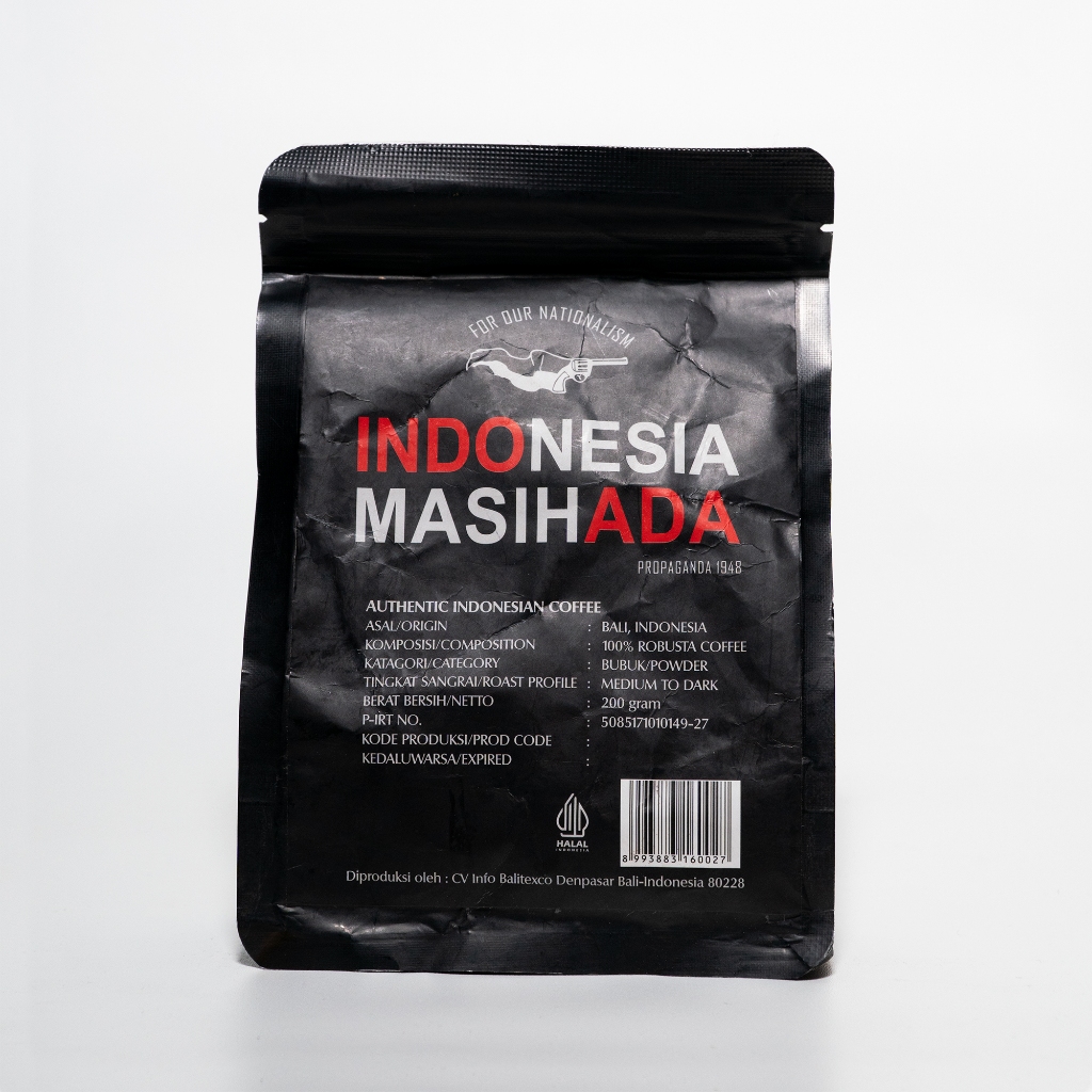 

100% Robusta Coffee | 200gr INDONESIA MASIHADA Authentic Indonesian Coffee
