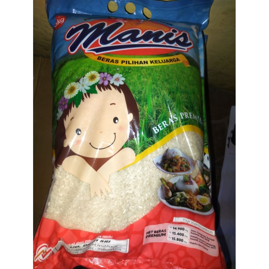 

beras manis kemasan 5 kg