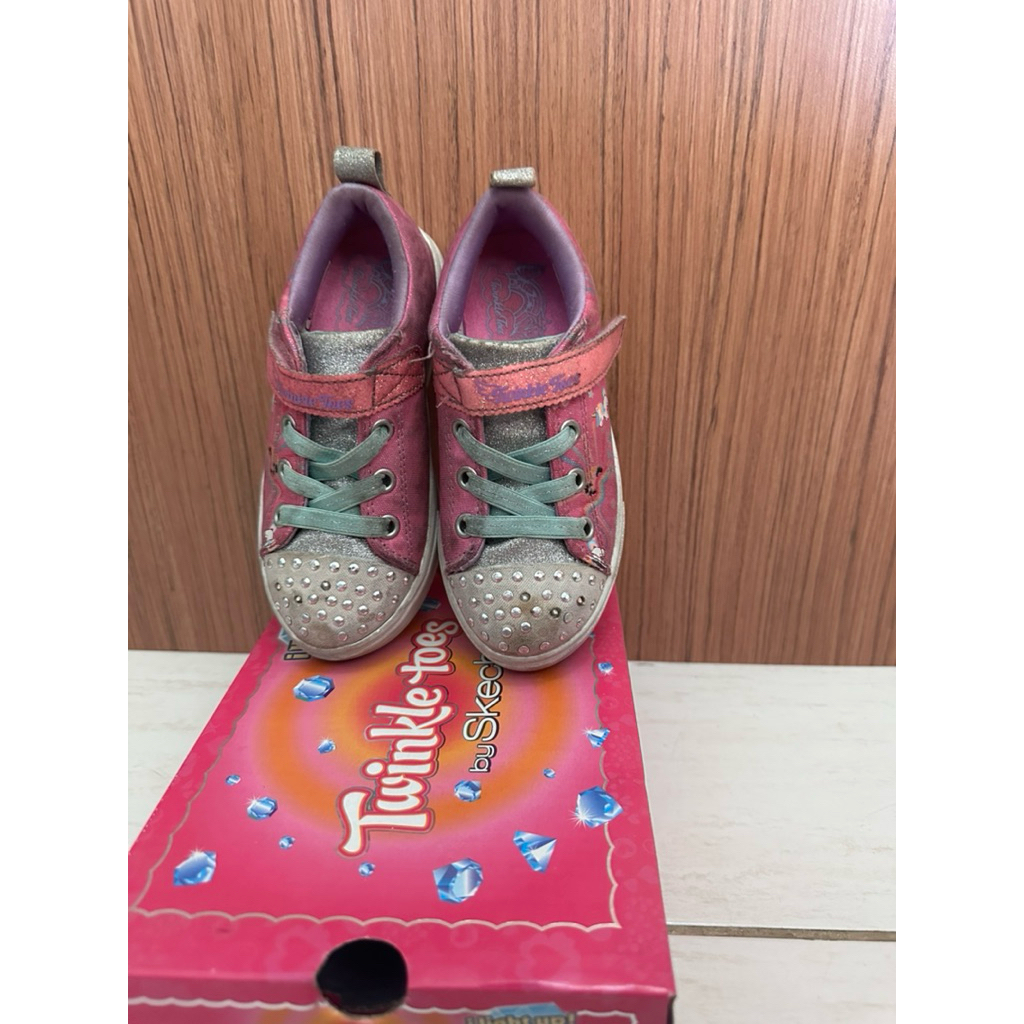 Preloved original sepatu skechers unicorn sunshine light