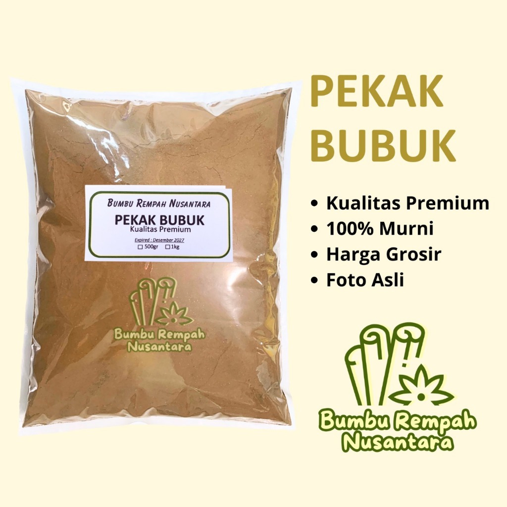

Pekak bubuk 500g 1kg - Rempah Asli Murni | BUMBU REMPAH NUSANTARA | Bumbu Dapur Nusantara Grosir Murah