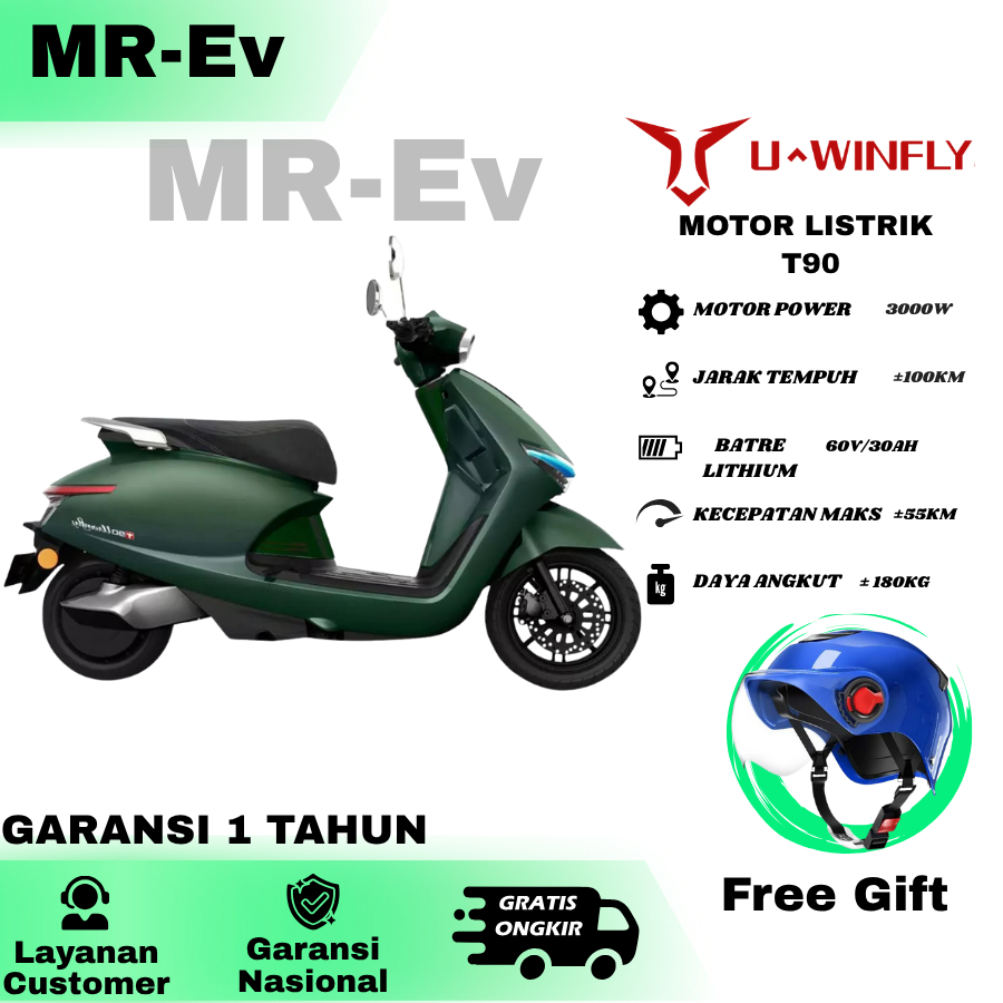 Motor Listrik Uwinfly T90 Dinamo 3000WATT Garansi Resmi 2 Tahun
