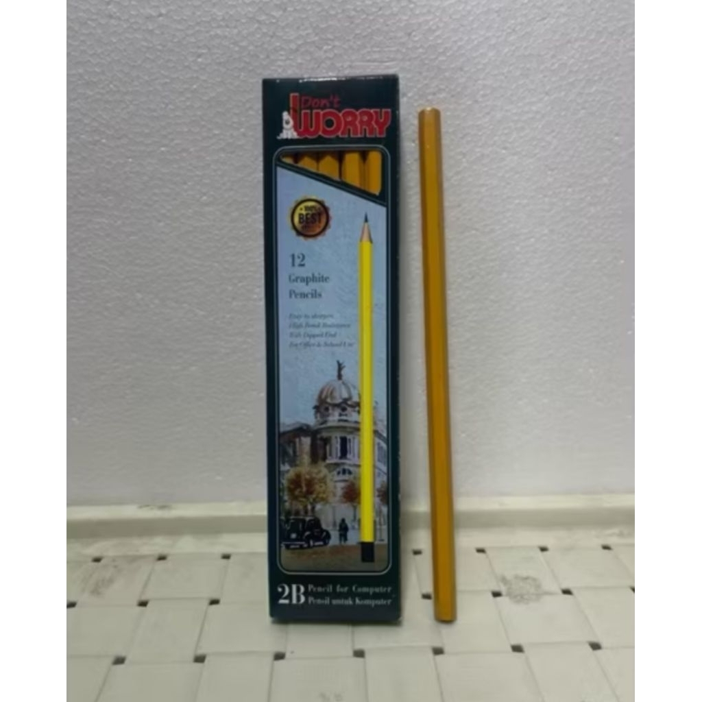 

ECER (1 PCS) Pensil 2B Don't Worry