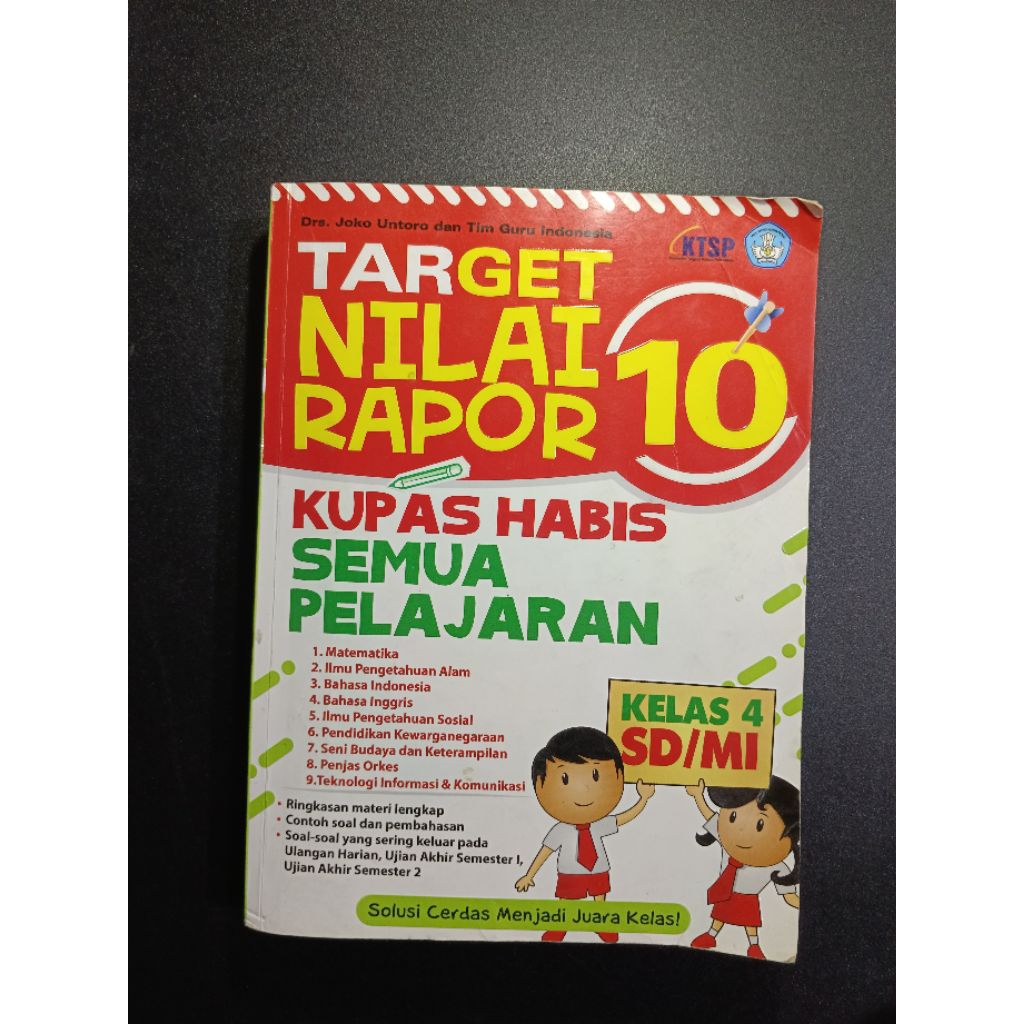 Buku Target Nilai Rapor 10 (bekas)