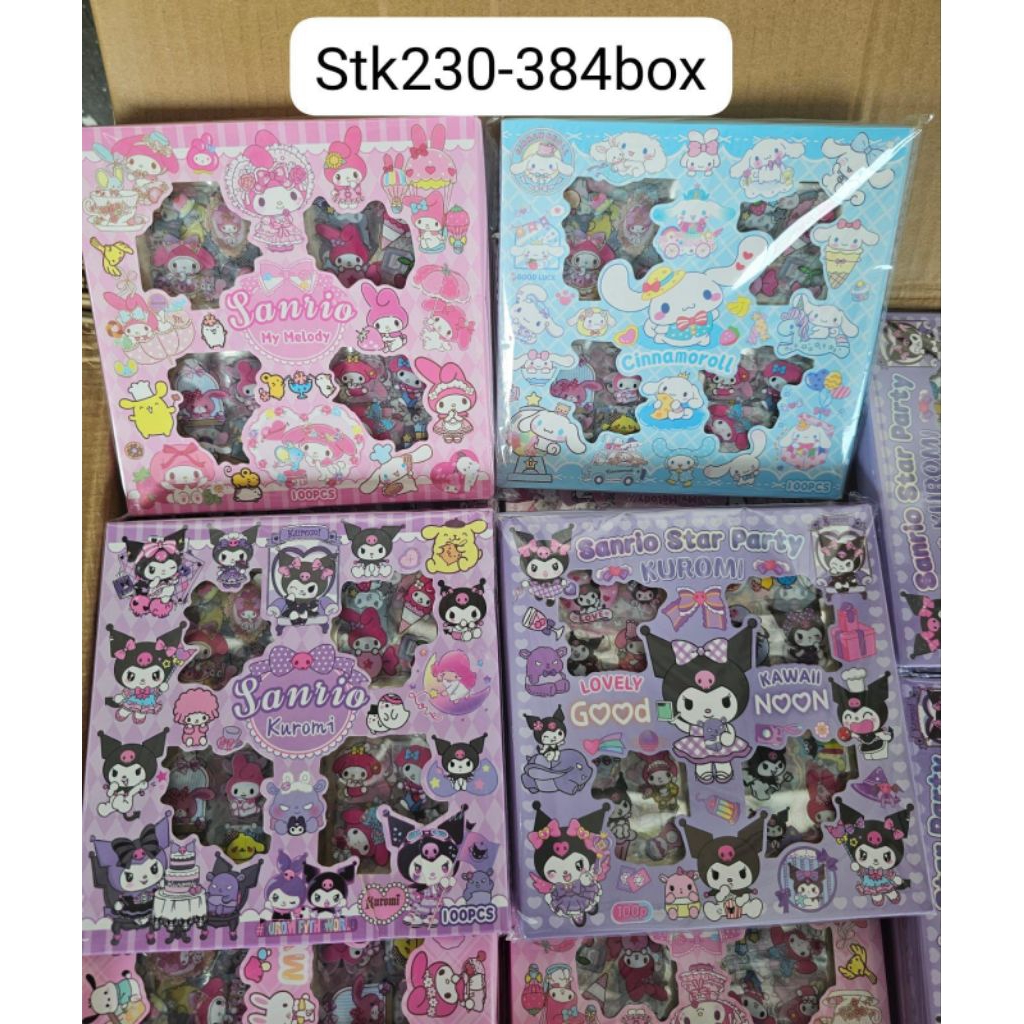 

Stiker Sanrio ( isi 96 Sheets / Box )