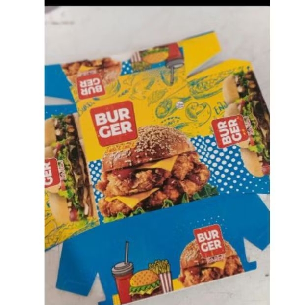 

Box/Kotak Burger Eksklusif isi 10
