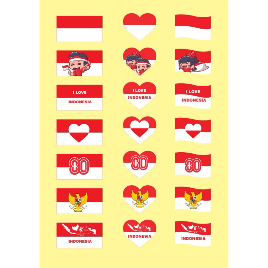 

STIKER PIPI KEMERDEKAAN AGUSTUSAN