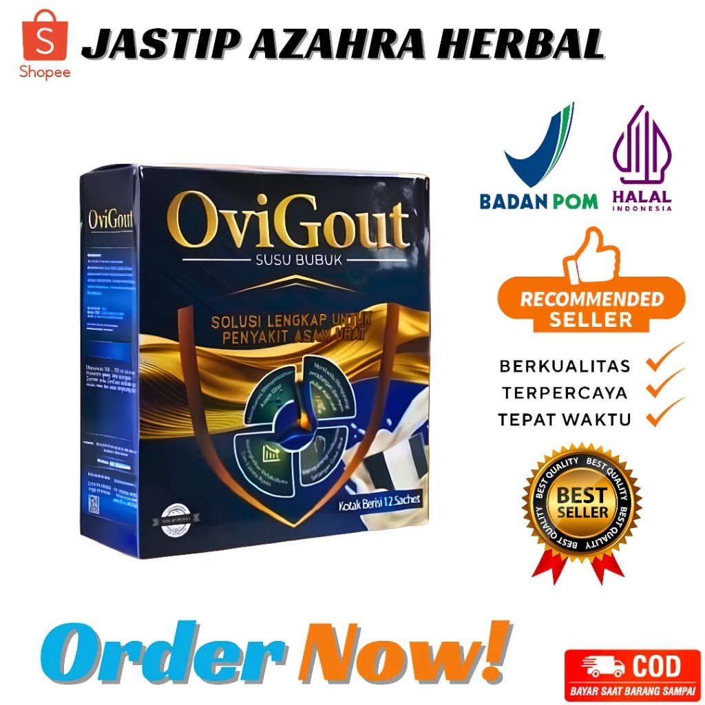 

OVIGOUT Susu Milk Original Untuk Asam Urat dan Sendi Ovigout isi 12 sachet