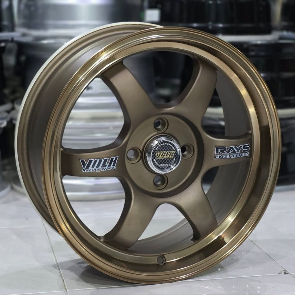 velg mobil VOLKRAYS TE37 R16 LEBAR 7 velg racing ring 16 velg mobil r16 untuk velg racing brio jazz 