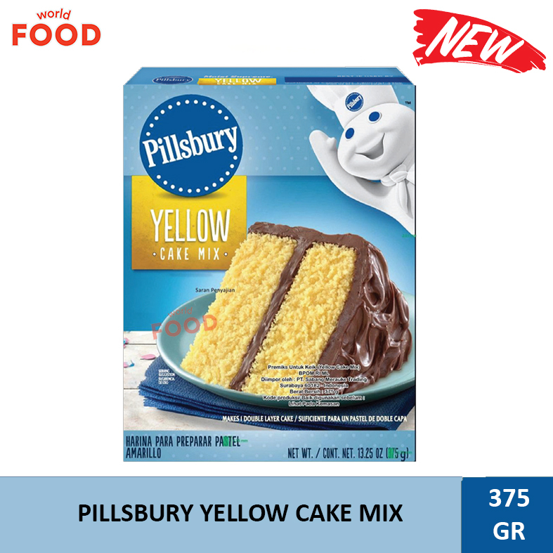 

PILLSBURY YELLOW CAKE MIX 375GR