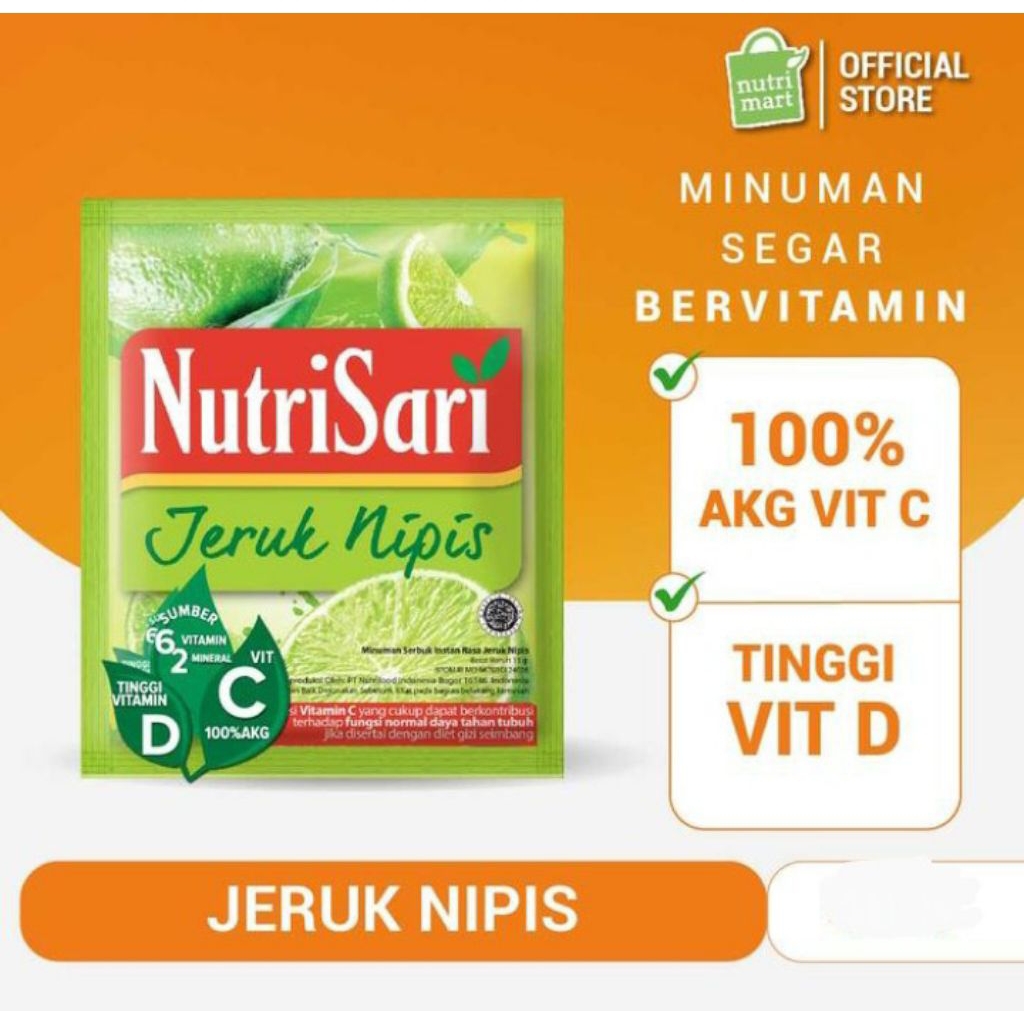 

nutrisari jeruk nipis 10 sachet multivitamin