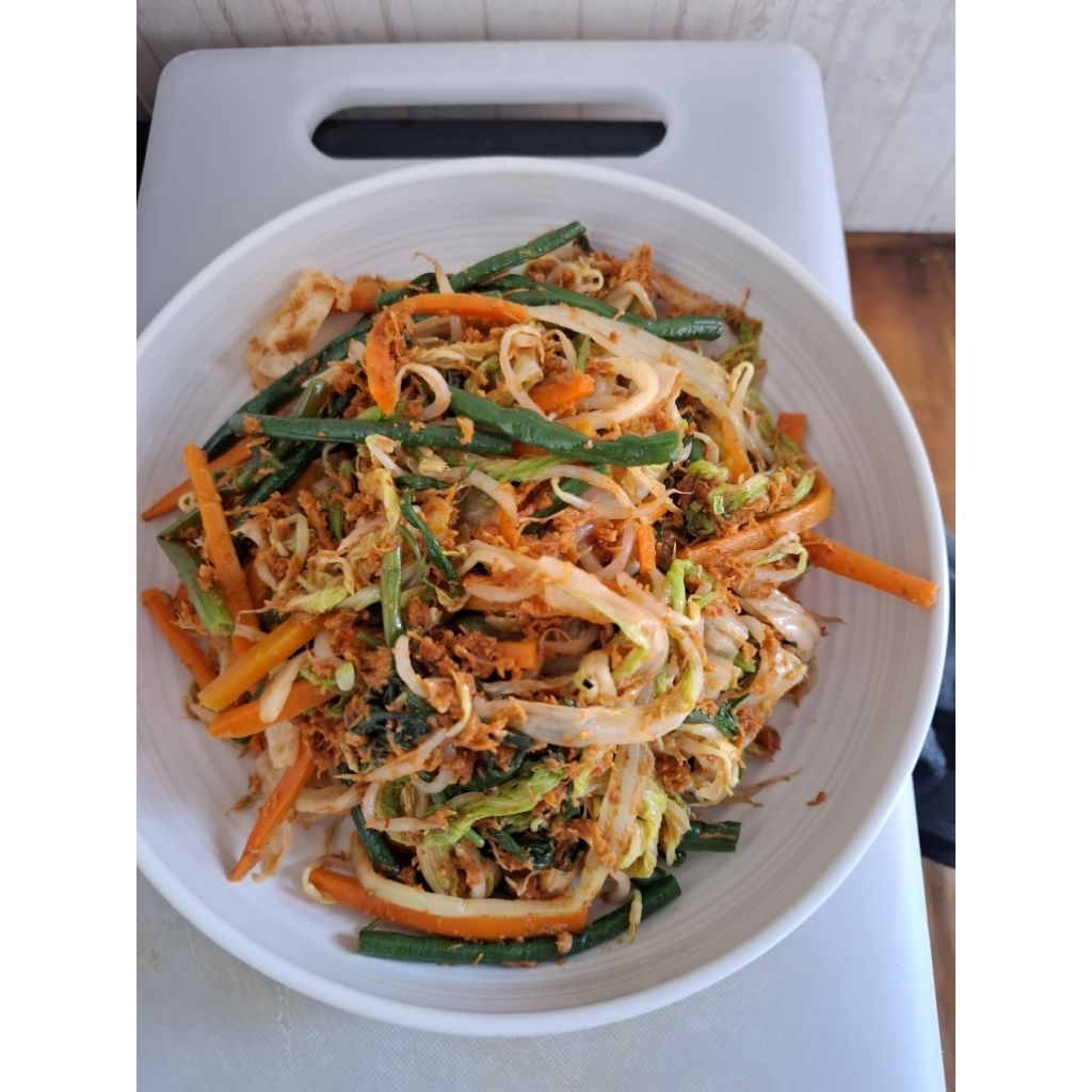 

urab full sayuran//porsi besar