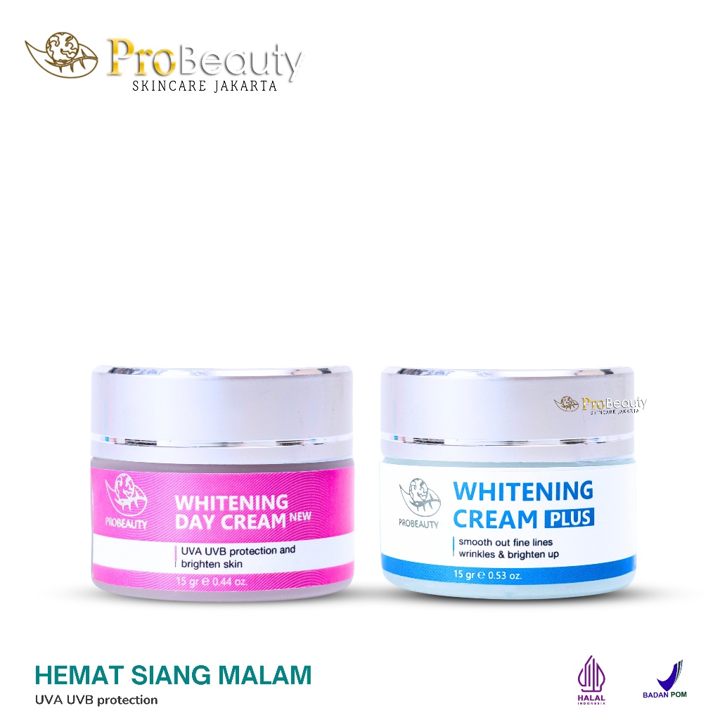 Probeauty Whitening Paket Skincare Day + Night Cream