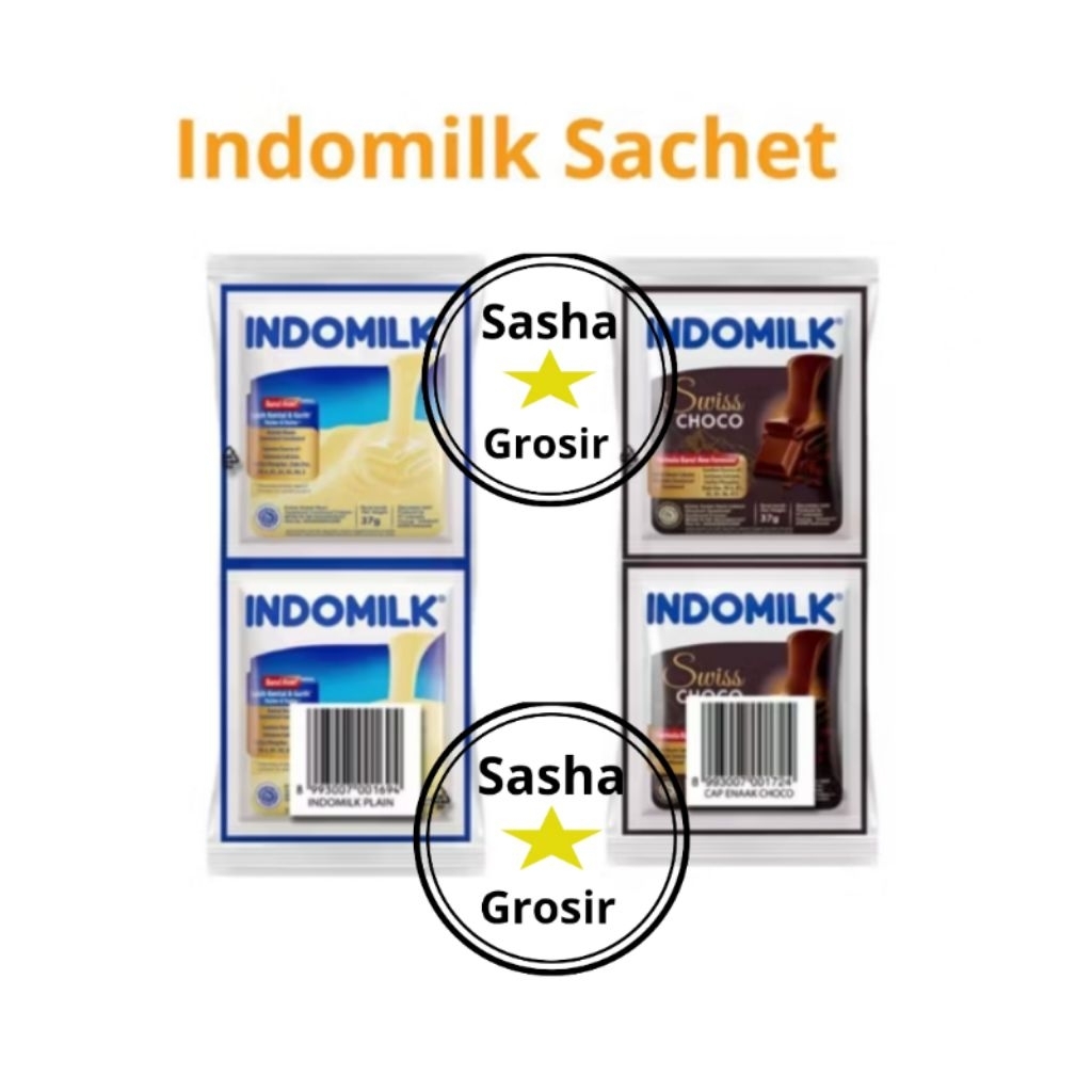 

Indomilk Sachet 37gr Vanila / Coklati isi 6 pcs