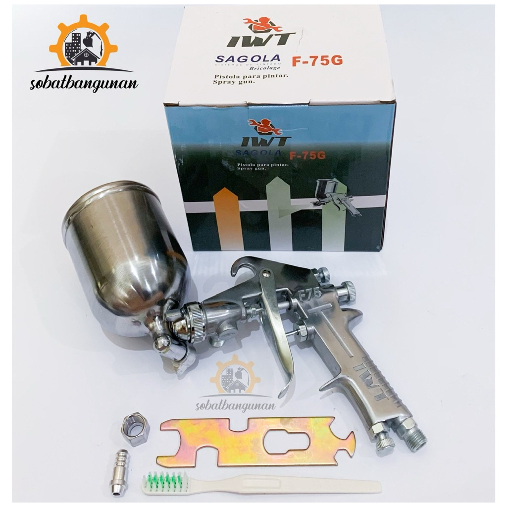 Spray Gun IWT Tabung Atas F75 / SAGOLA IWT  F75G 400ml