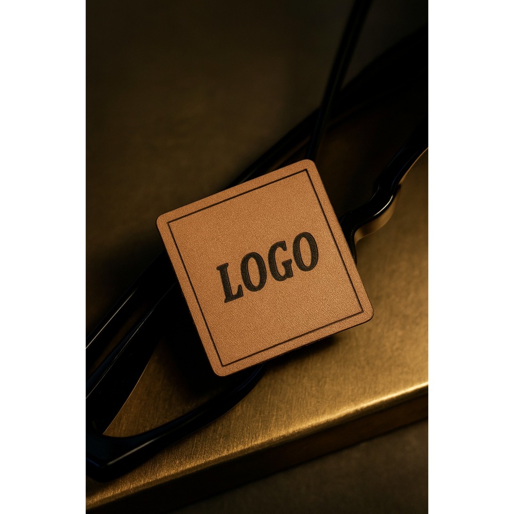 

LABEL KULIT IMITASI CUSTOM 3 X 3 CM