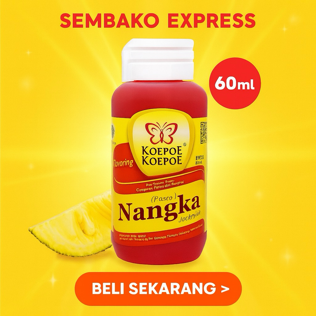 

Koepoe Koepoe Pasta Nangka 60ml – Perisa Jackfruit untuk Kue & Minuman