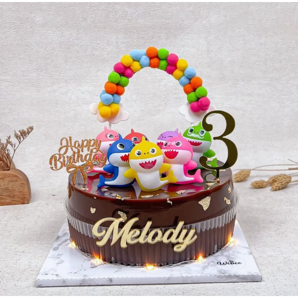 

Puding Ulang tahun anak Baby shark