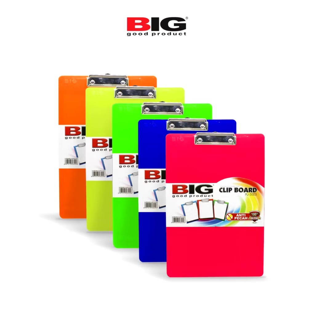 

Clipboard / Papan Dada / Alas Ujian BIG Fluorescent PU-5003