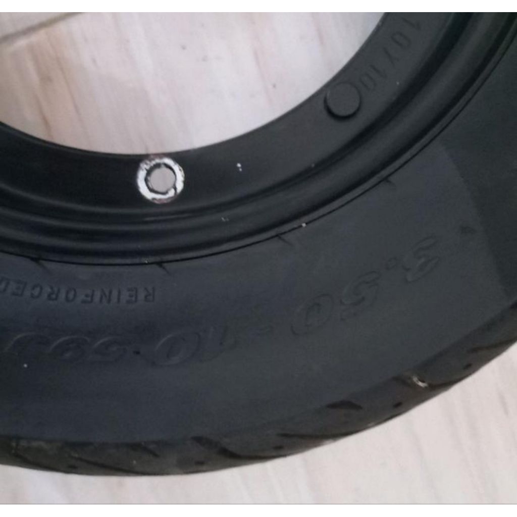 velg kaleng vespa ring 10 danmotor ban pirelli