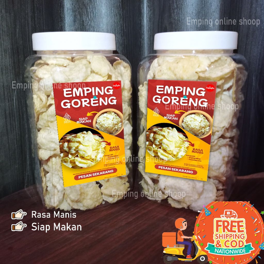 

EMPING GORENG SIAP MAKAN RASA MANIS
