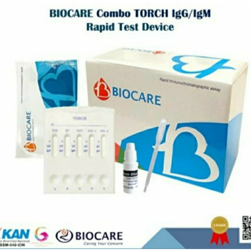 Combo TORCH  IgG IgM Biocare Expired 2029