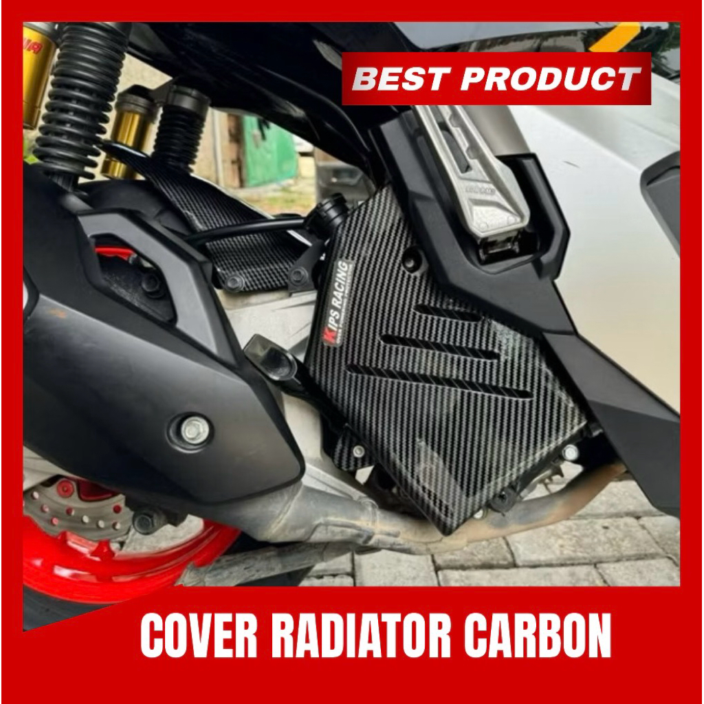 COVER RADIATOR PCX 160 STYLO ADV CARBON KIPS RC ▪️radiator stylo carbon adv 160 carbon vario 160 car
