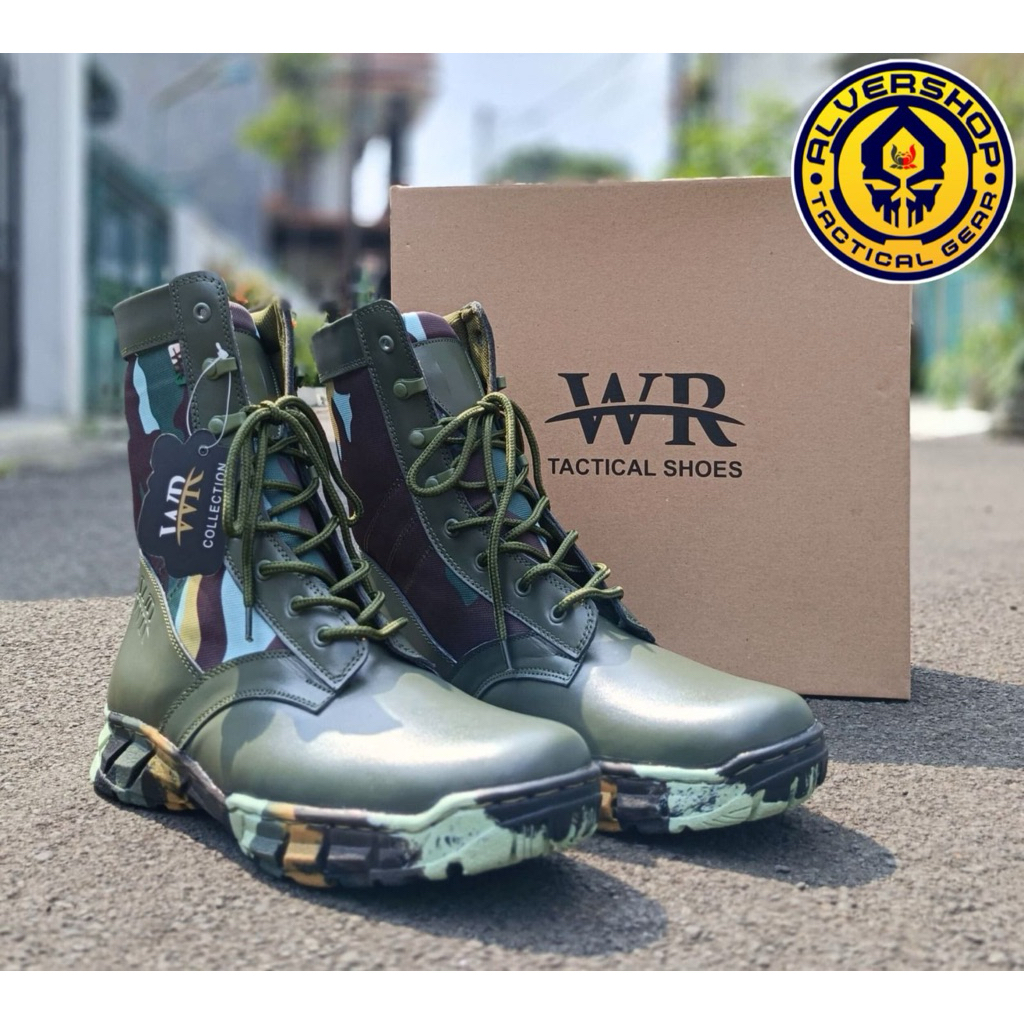 Sepatu Pdl Loreng Brimob Model Jatah Pembagian MJ Tactical Alvershop_TG