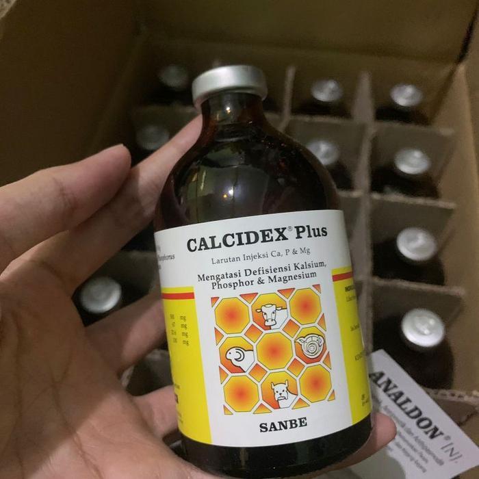 Calcidex Plus 100 ml - Atasi kekurangan Kalsium Phosphor Magnesium