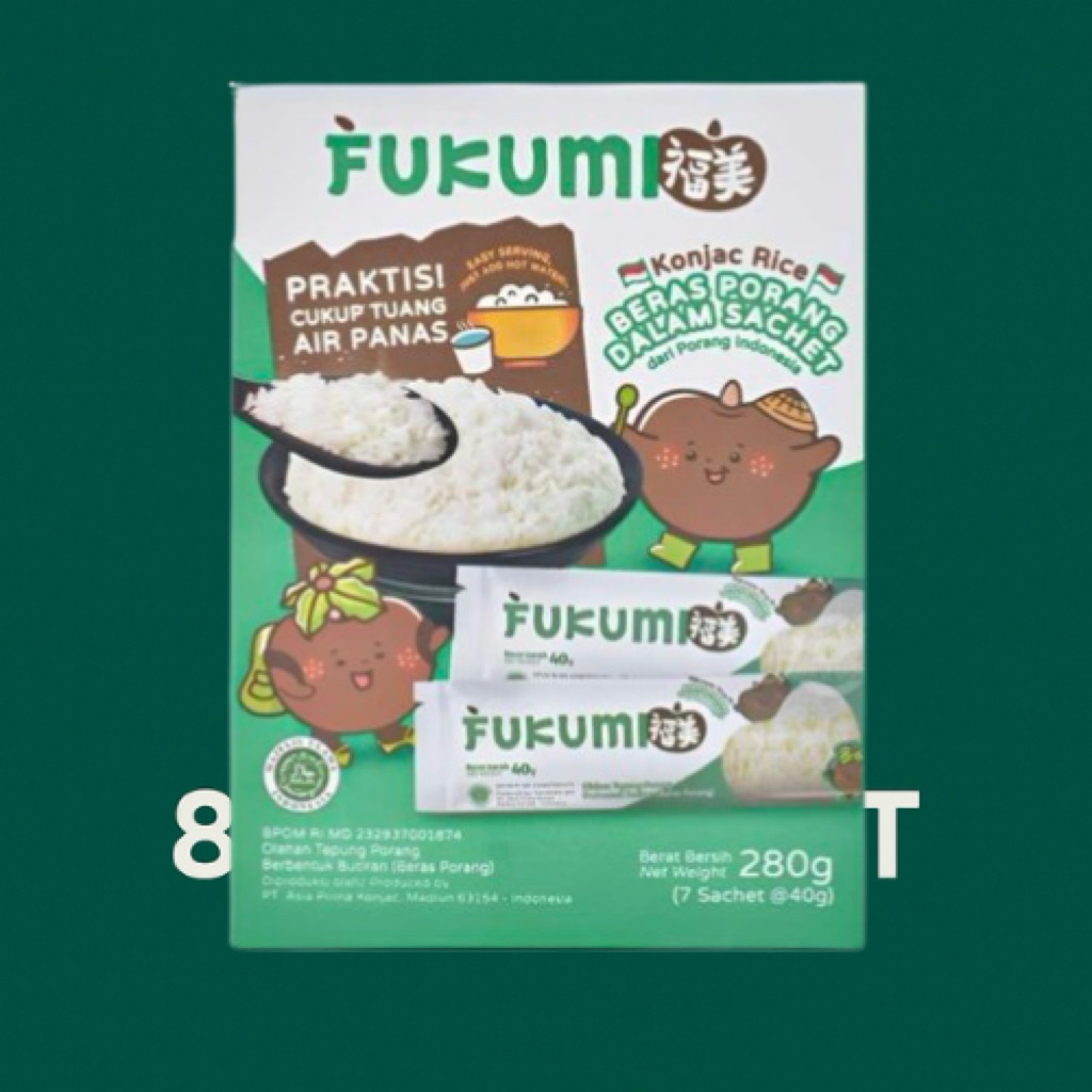 

FUKUMI BERAS PORANG SACHET 280GR