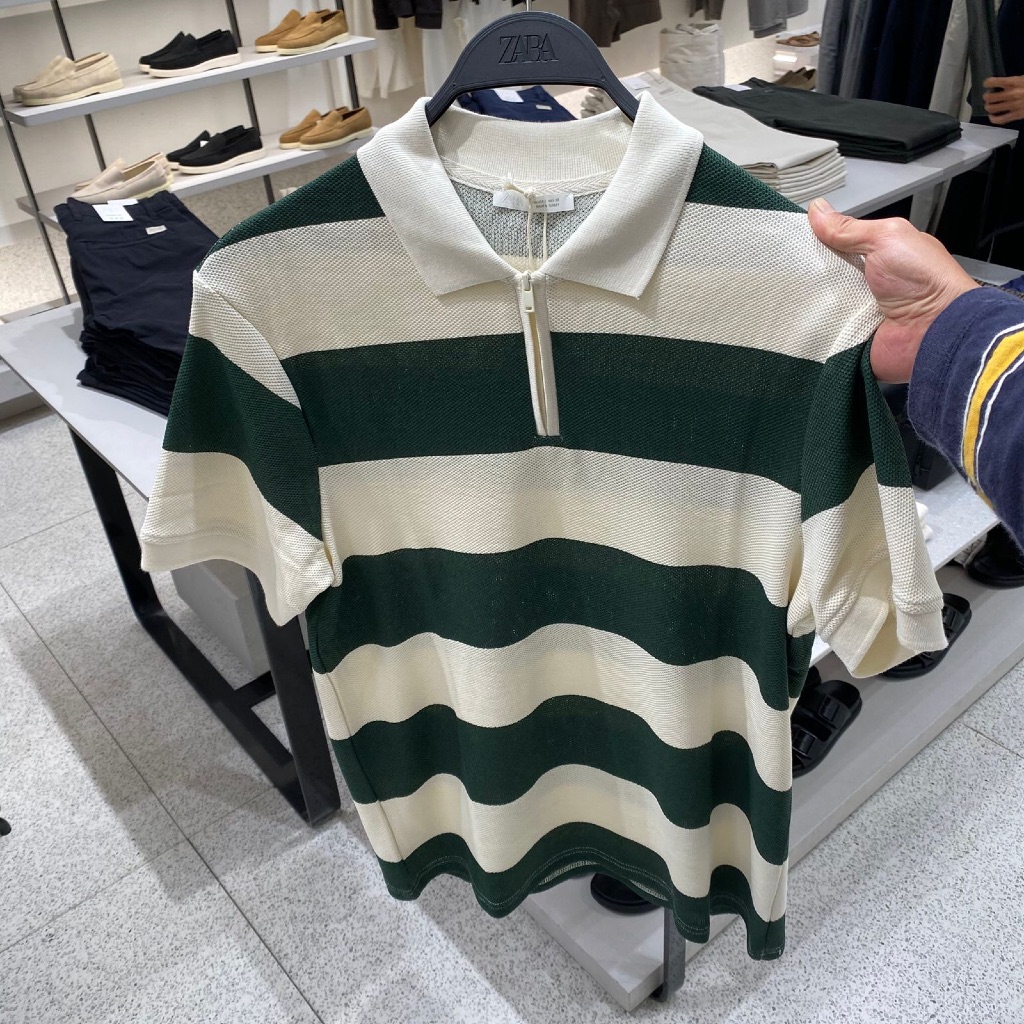 Jastipp. Polo Half Zipper Zara (Man)