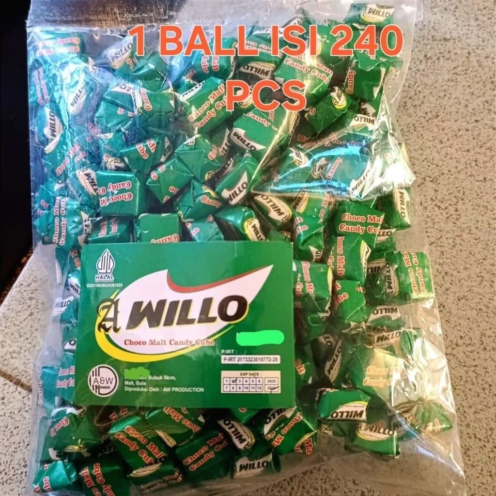 

1 BALL PERMEN WILLO/AWHILLO ISI 240 PCS